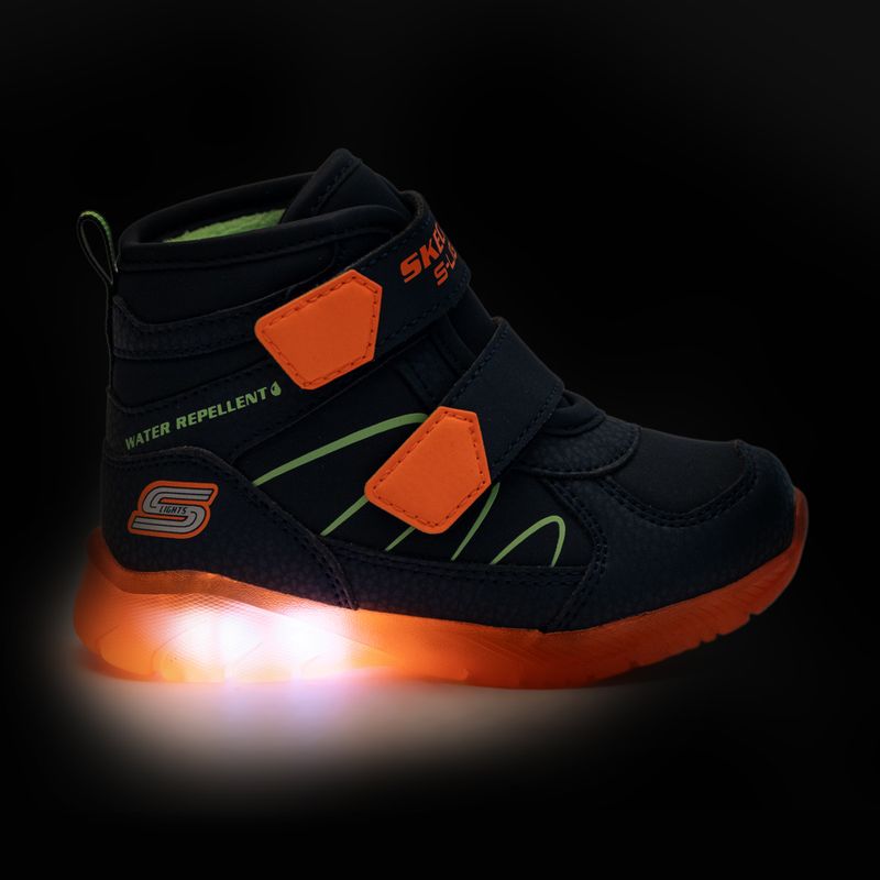 Children's shoes SKECHERS Illumi-Brights Splash Beams navy/orange 8