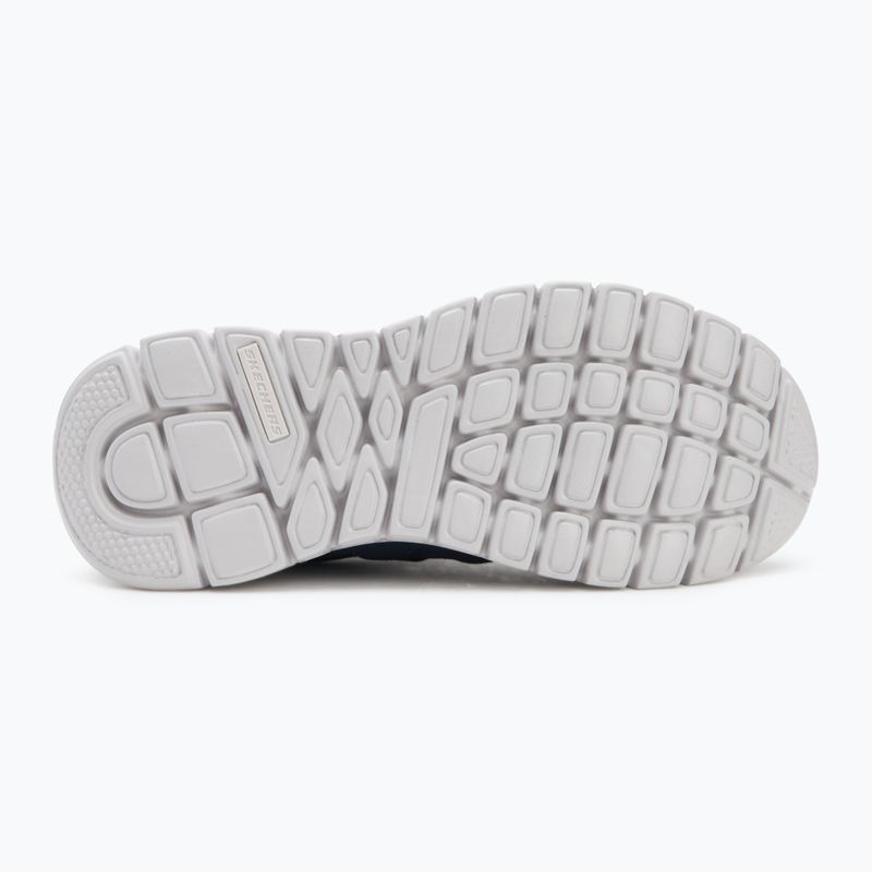 Men's shoes SKECHERS Burns Agoura navy/orange 4