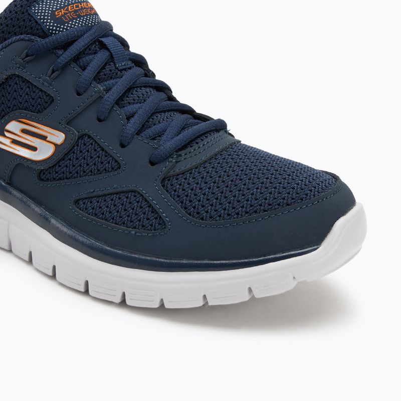 Men's shoes SKECHERS Burns Agoura navy/orange 7