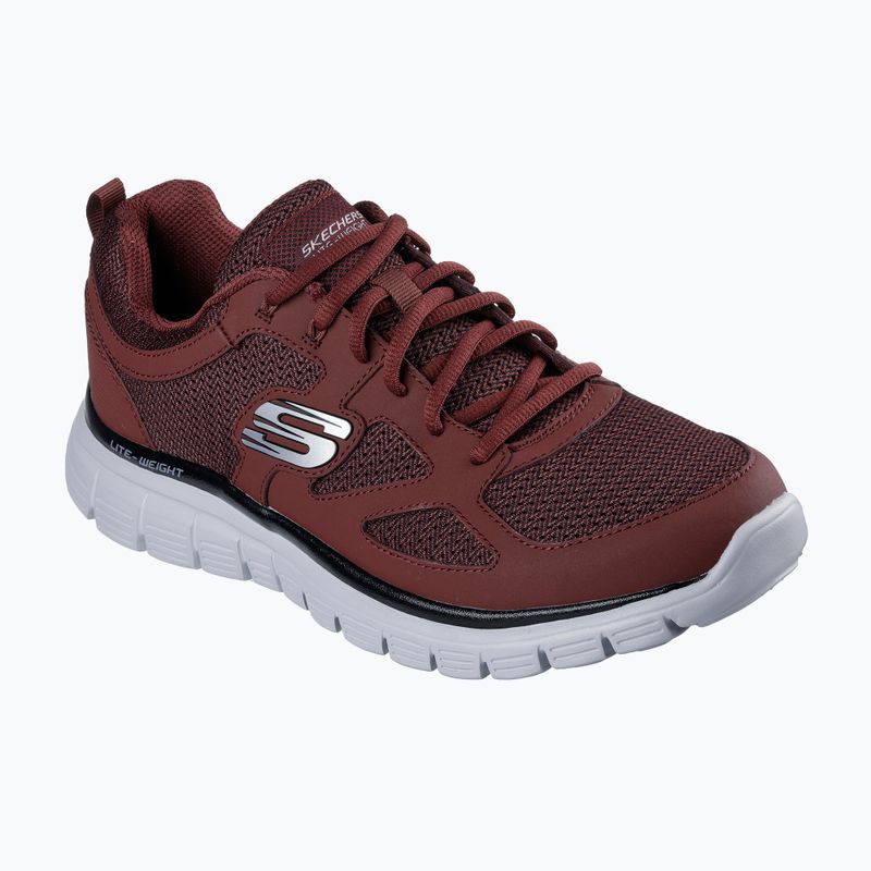 Men's shoes SKECHERS Burns Agoura burgundy