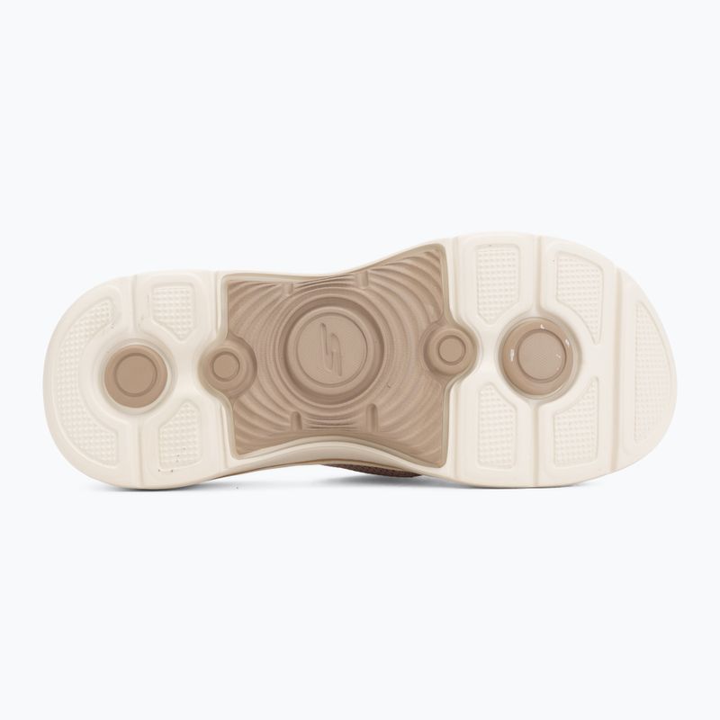 Women's slides SKECHERS Go Walk Arch Fit 2.0 Dakota brown 4