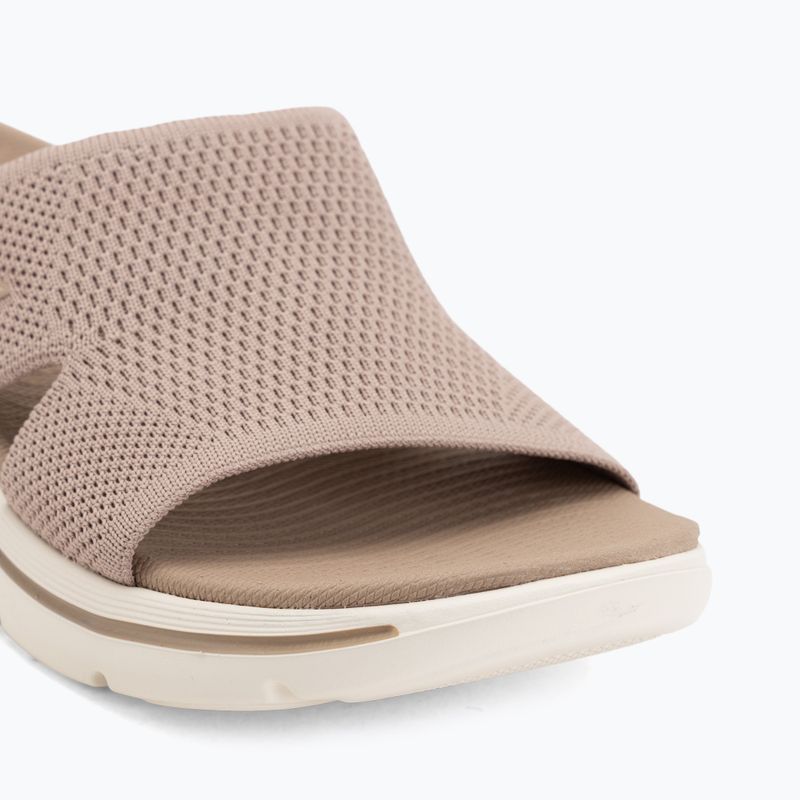 Women's slides SKECHERS Go Walk Arch Fit 2.0 Dakota brown 7