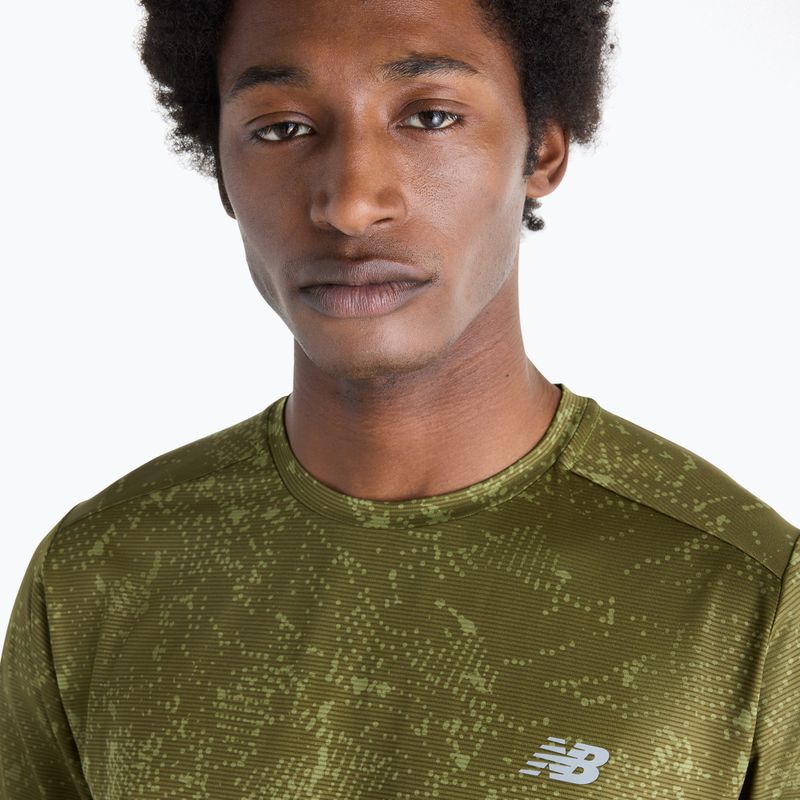 Men's T-shirt New Balance Essentials Printed T-Shirt wakame/sport green 4