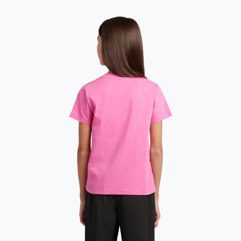 Children's T-shirt New Balance Jersey Stacked Logo Tee pink satin 3