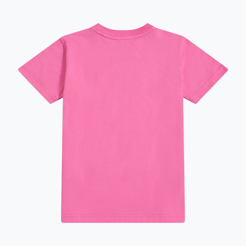 Children's T-shirt New Balance Jersey Stacked Logo Tee pink satin 7