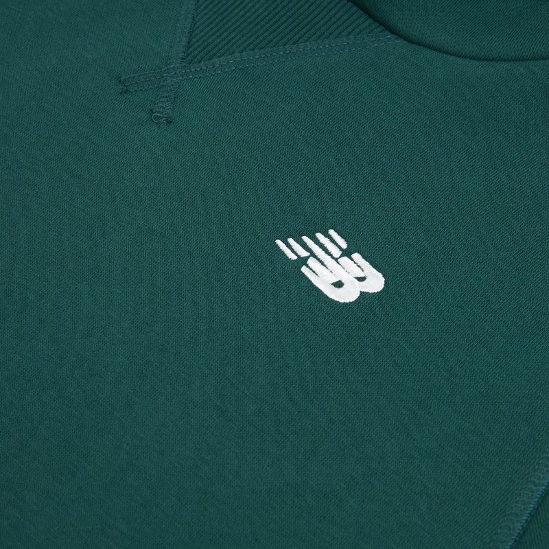 Children's sweatshirt New Balance Brush Back Small Logo Hoodie medusa green 8