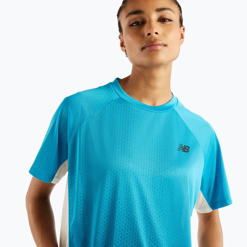 Women's running shirt New Balance Viz-Tech Run T-Shirt altitude/streamsong 3