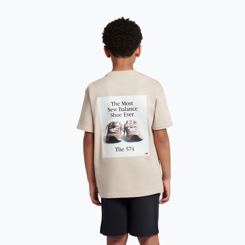 T-shirt New Balance 574 Shoe Graphic Tee timberwolf 3