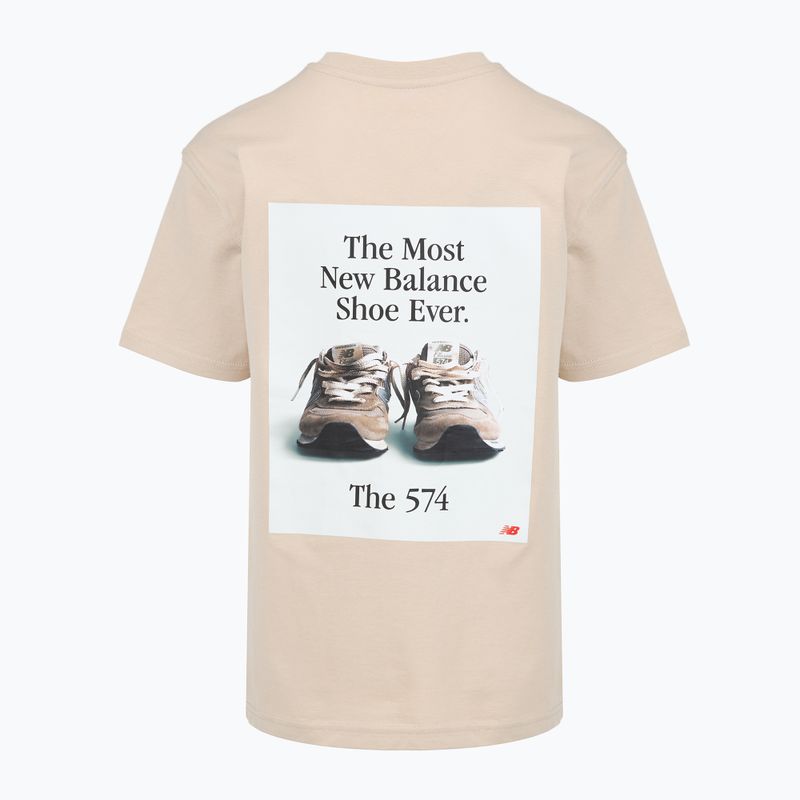 New Balance 574 Shoe Graphic Kids' T-Shirt timberwolf 7