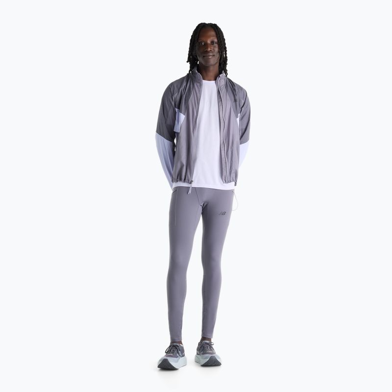 Men's running leggings New Balance Reflective RC Heat 28" neptune grey 2