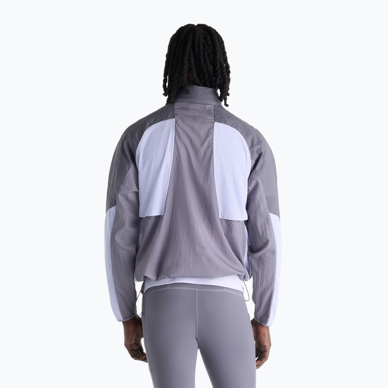Men's running jacket New Balance Reflective RC Jacket off-line grey/smoked violet 3