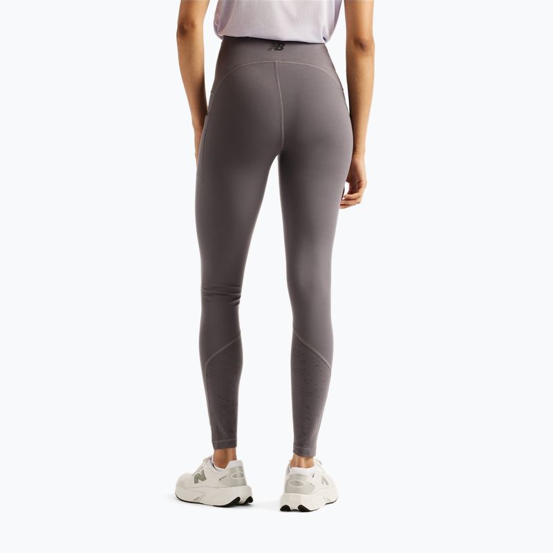 Women's running leggings New Balance Reflective RC Heat 28" neptune grey 3