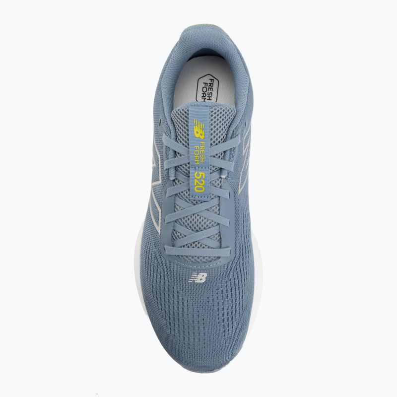 Men's running shoes New Balance Fresh Foam 520's V9 zinc blue/light arctic grey/silver metallic 5