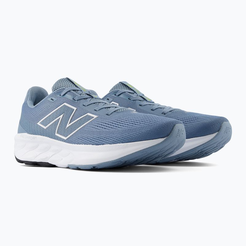 Men's running shoes New Balance Fresh Foam 520's V9 zinc blue/light arctic grey/silver metallic 4