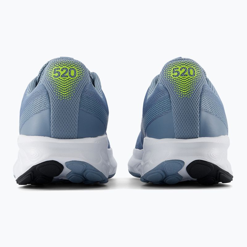 Men's running shoes New Balance Fresh Foam 520's V9 zinc blue/light arctic grey/silver metallic 5