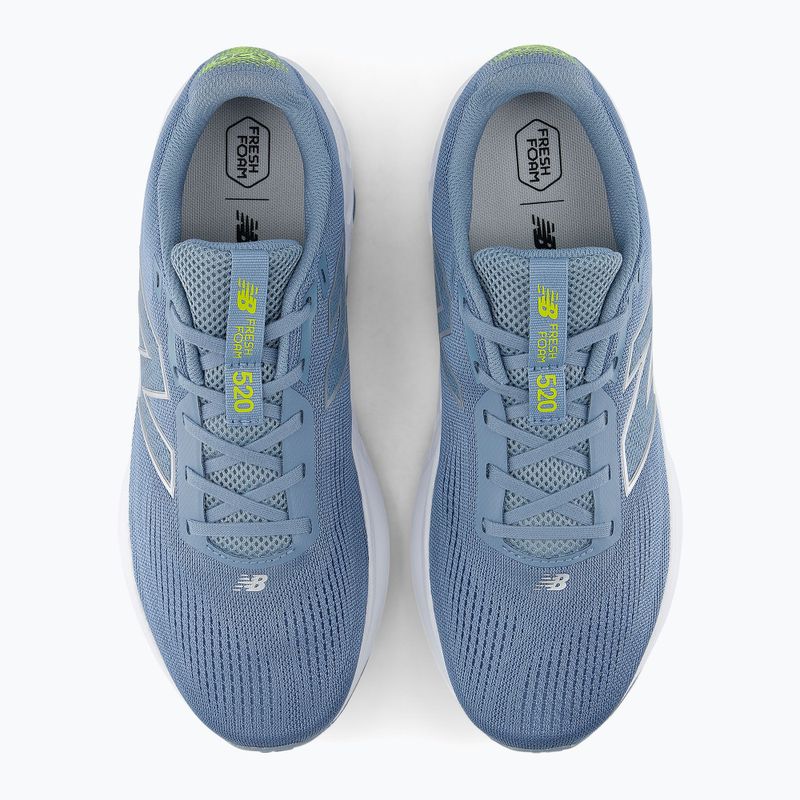 Men's running shoes New Balance Fresh Foam 520's V9 zinc blue/light arctic grey/silver metallic 7