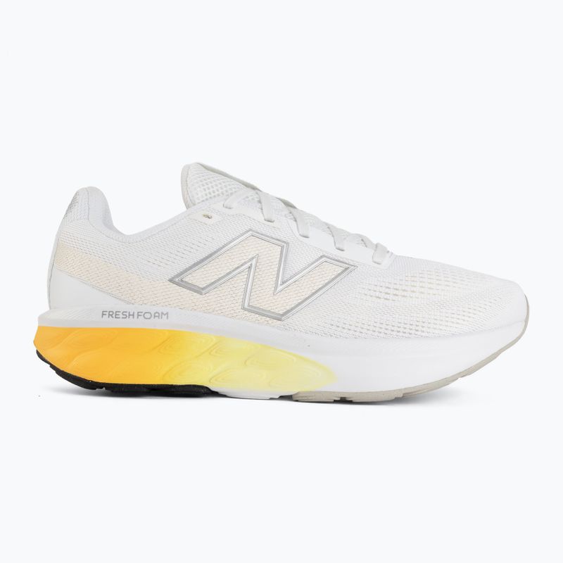 Men's running shoes New Balance Fresh Foam 520's V9 white/silver metallic/satsuma orange 2