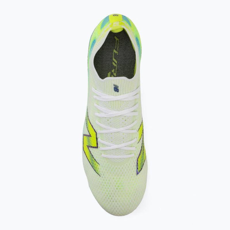 Football boots New Balance Furon Elite V9 FG white/alkaline green 5