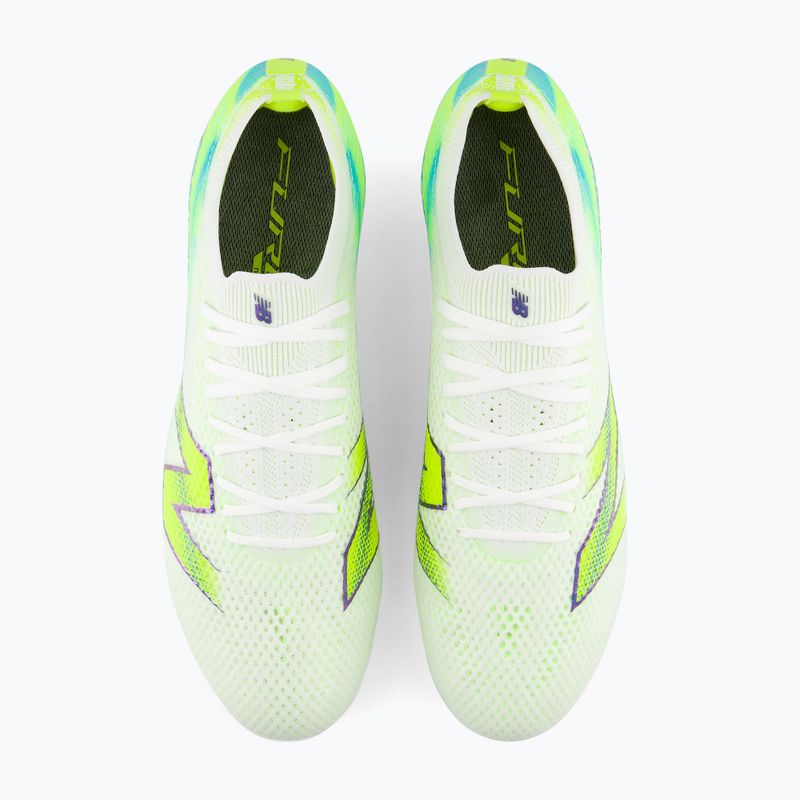 Football boots New Balance Furon Elite V9 FG white/alkaline green 4