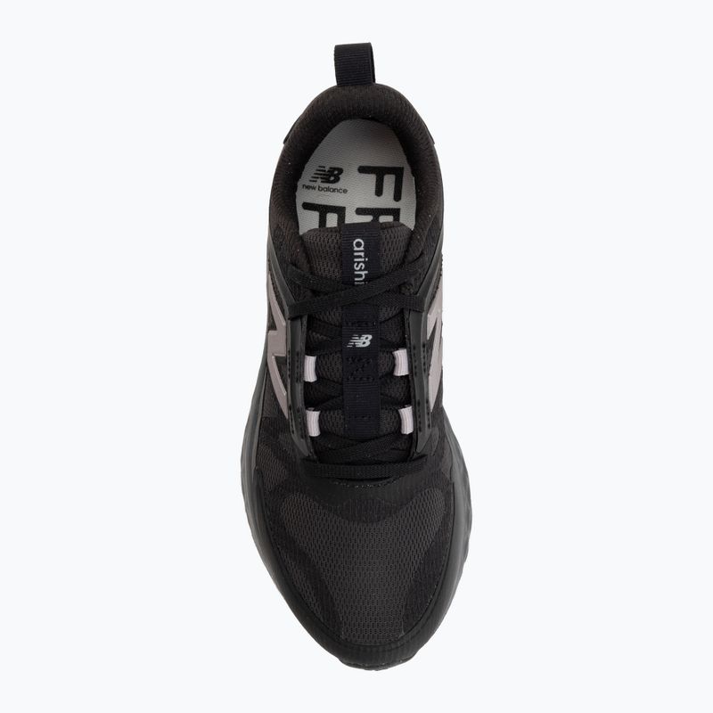 Women's running shoes New Balance Fresh Foam Arishi V4 black/black cement/truffle metallic 5