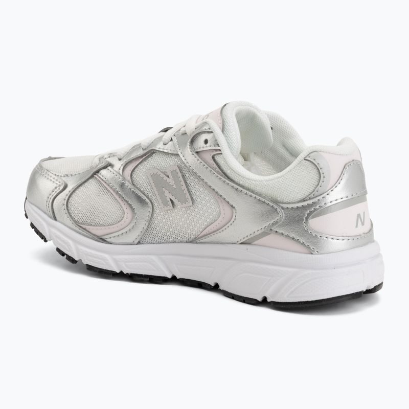 Shoes New Balance Classic 408's V1 light silver metallic/pink salt 3