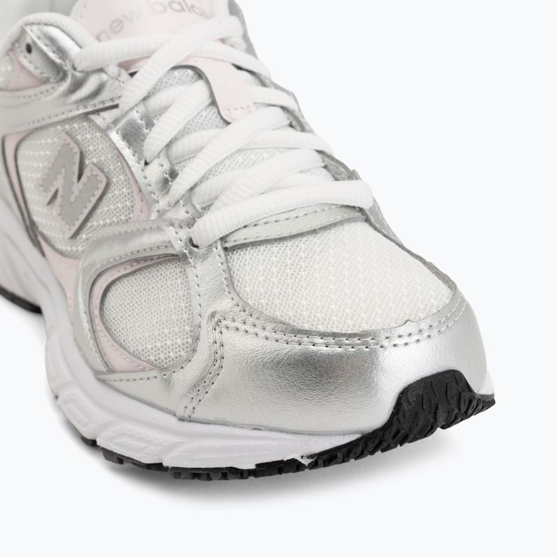 Shoes New Balance Classic 408's V1 light silver metallic/pink salt 7