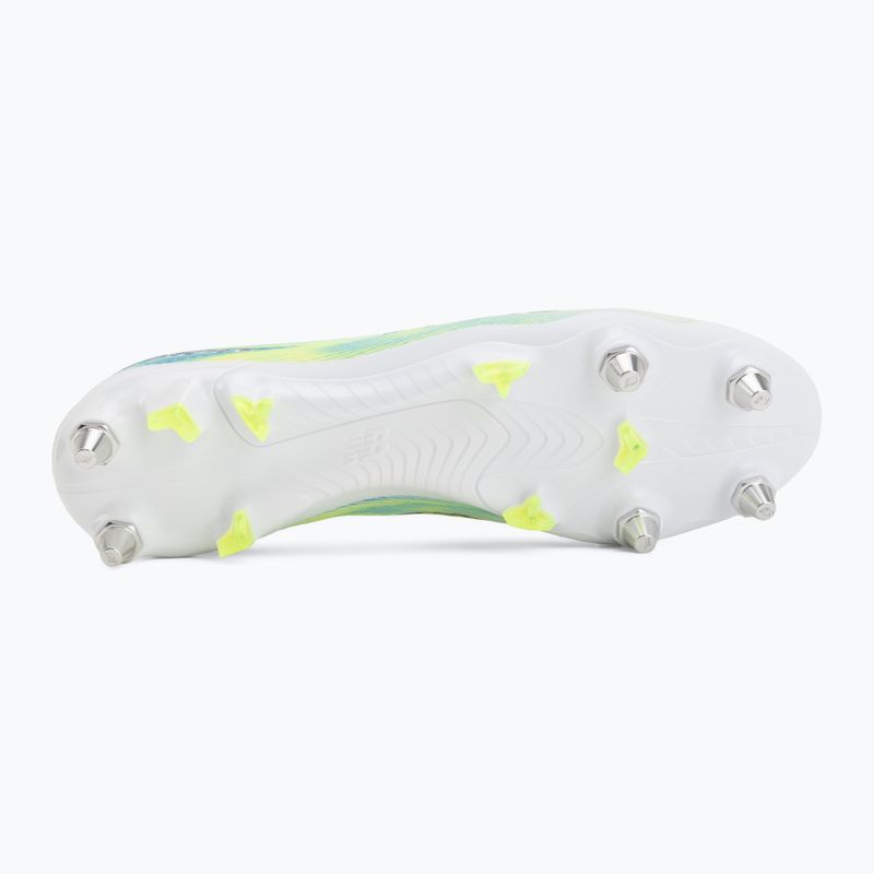 Football boots New Balance Furon Elite V9 SG white/alkaline green 4