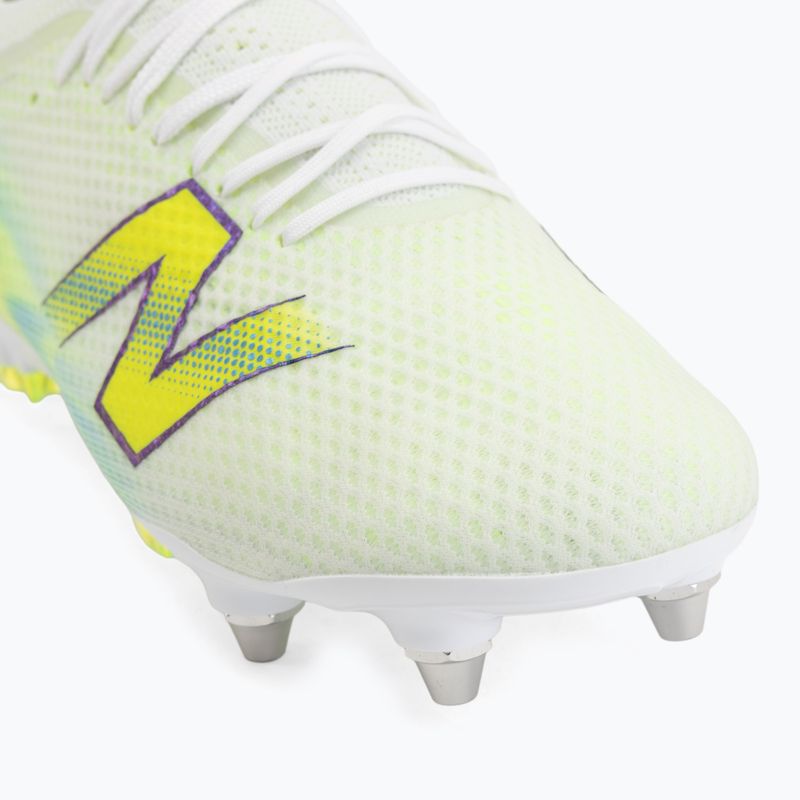 Football boots New Balance Furon Elite V9 SG white/alkaline green 7