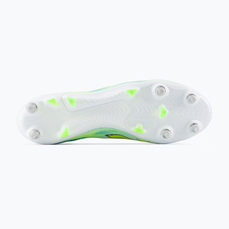 Football boots New Balance Furon Elite V9 SG white/alkaline green 4