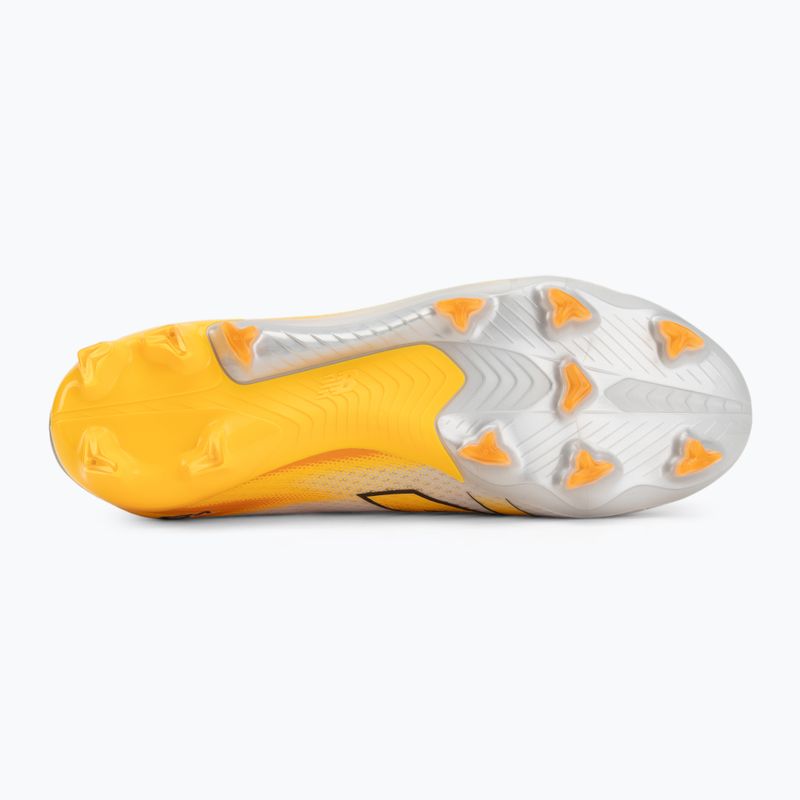 Football boots New Balance Furon Pro V9 FG fresh air/satsuma orange 4