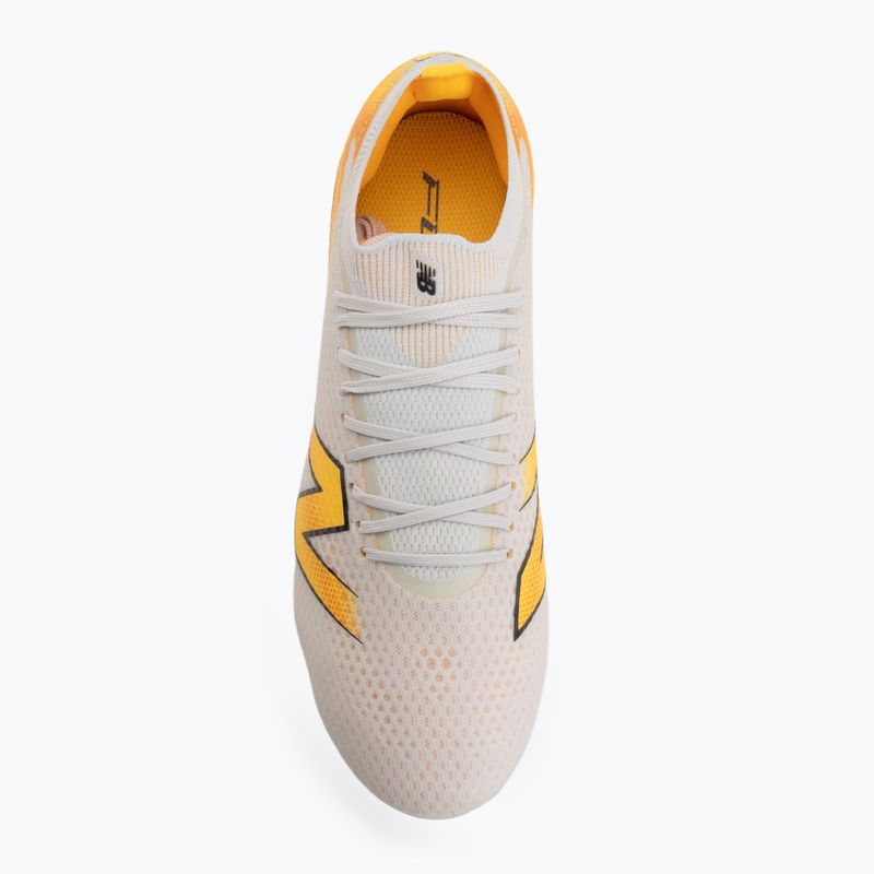 Football boots New Balance Furon Pro V9 FG fresh air/satsuma orange 5