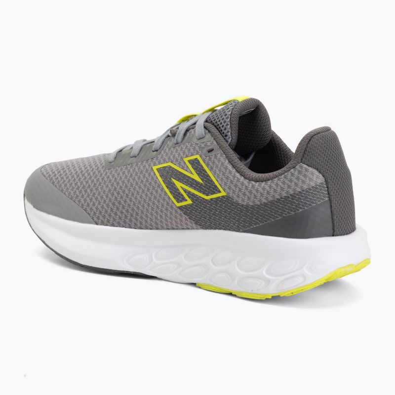 Children's running shoes New Balance 520's Lace V9 grey matter/Ssate grey/alkaline green 3