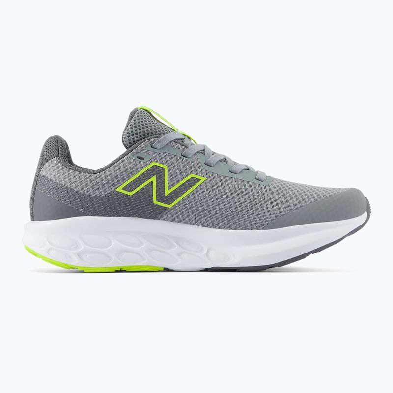 Children's running shoes New Balance 520's Lace V9 grey matter/Ssate grey/alkaline green 3