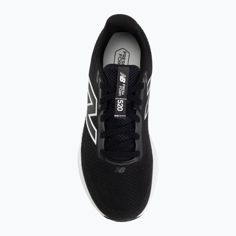 Children's running shoes New Balance 520's Lace V9 black/white/black 5