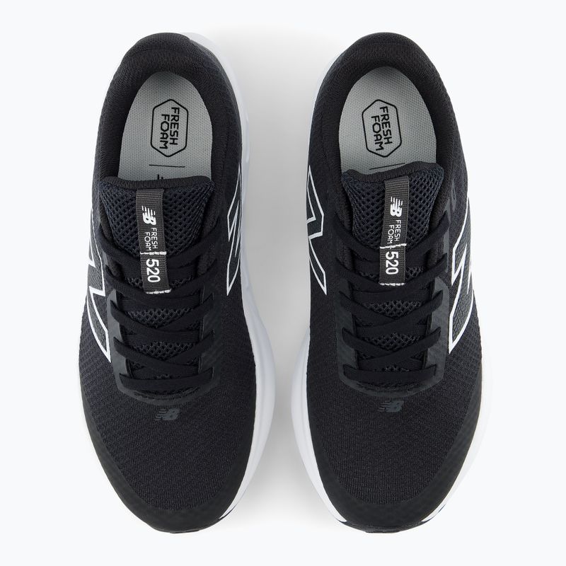 Children's running shoes New Balance 520's Lace V9 black/white/black 7