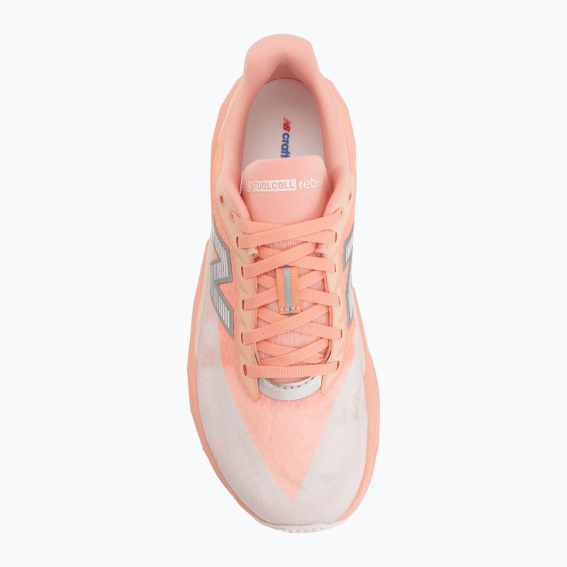 Women's running shoes New Balance FuelCell Rebel V5 pink lemonade/pink salt 5