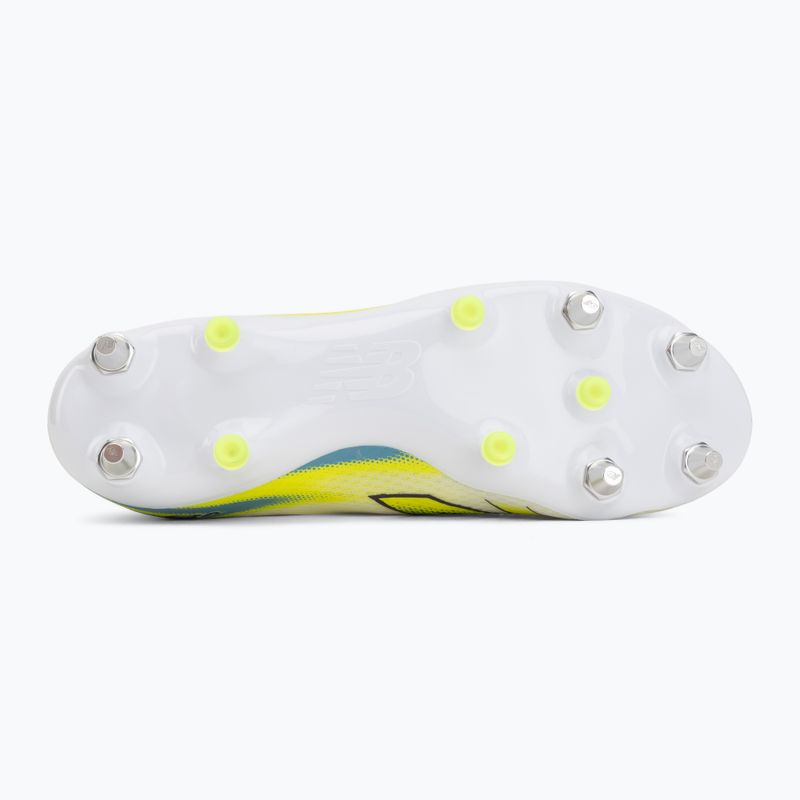 Football boots New Balance Furon Pro V9 SG white/alkaline green 4
