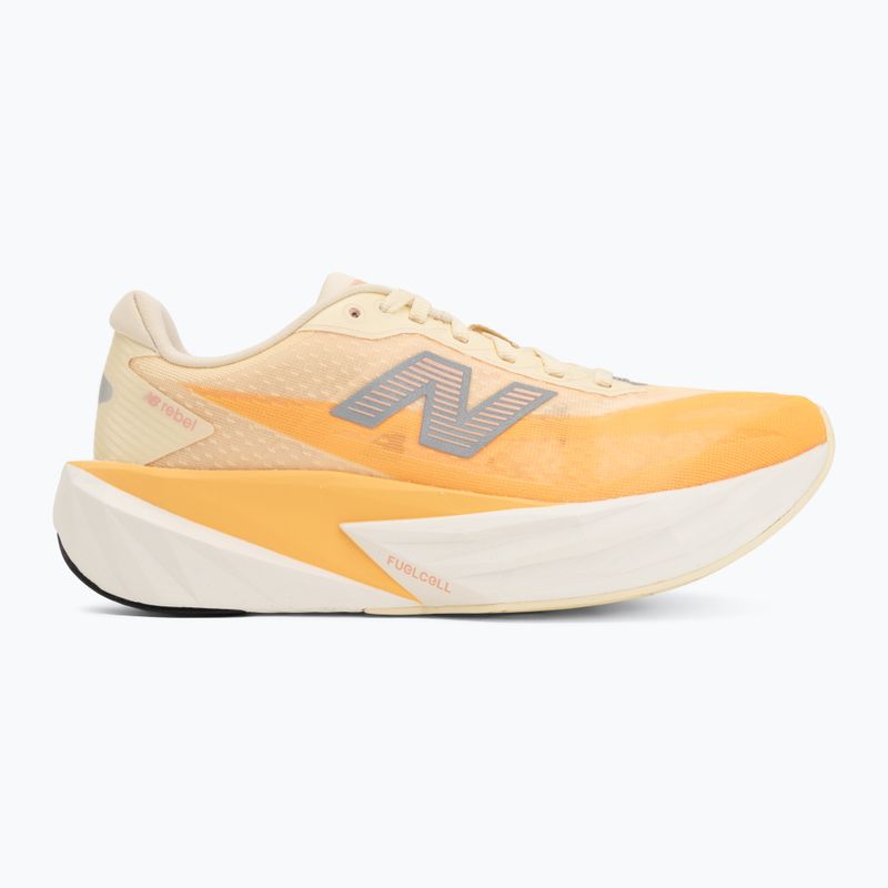 Women's running shoes New Balance FuelCell Rebel V5 calcium/gumdrop 2