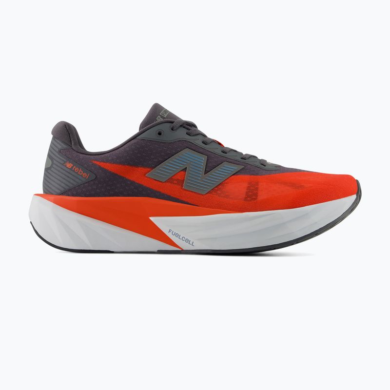 Men's running shoes New Balance FuelCell Rebel V5 neo Ffame/magnet 2