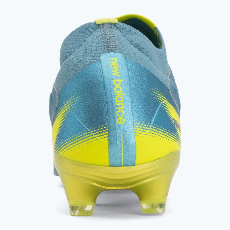 Football boots New Balance Tekela Elite Low V5 FG metallic blue/alkaline green/team navy 6