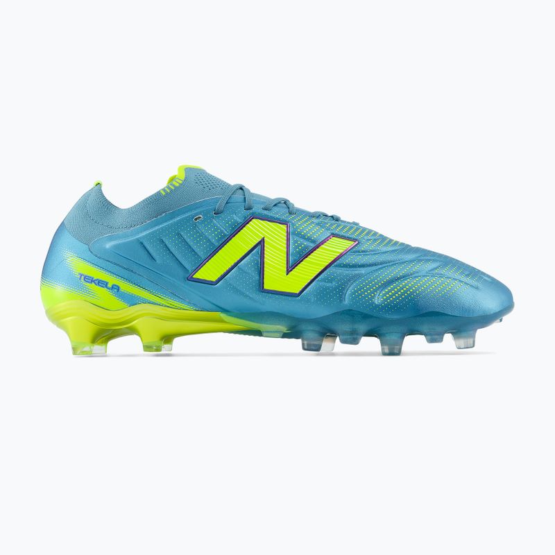 Football boots New Balance Tekela Elite Low V5 FG metallic blue/alkaline green/team navy 2