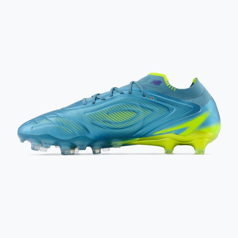 Football boots New Balance Tekela Elite Low V5 FG metallic blue/alkaline green/team navy 3