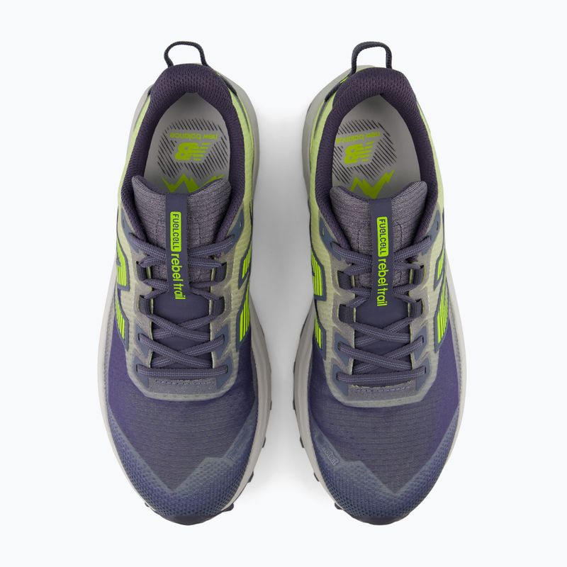 Men's running shoes New Balance Rebel Trail V1 arctic grey/alkaline green 4