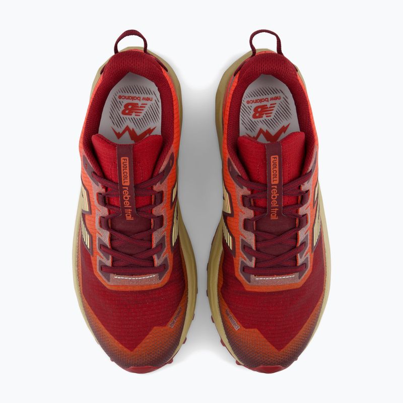Men's running shoes New Balance Rebel Trail V1 maple/neo flame 4