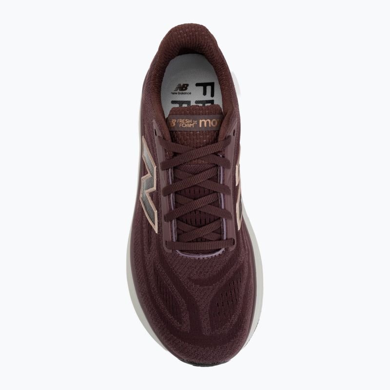 Women's running shoes New Balance Fresh Foam More V6 cherry leather/fast track 5