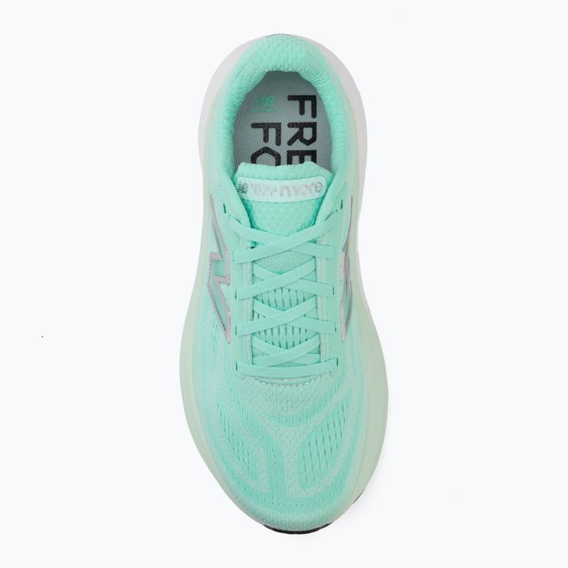 Women's running shoes New Balance Fresh Foam More V6 bright mint/cosmic jade 5