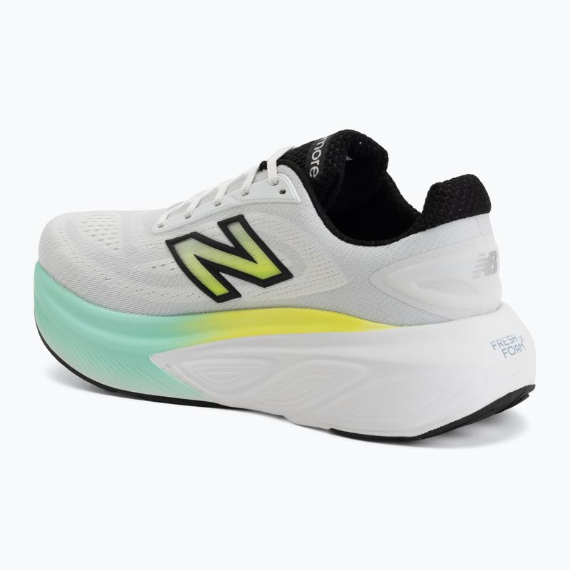 Men's running shoes New Balance Fresh Foam More V6 white/bright mint 3