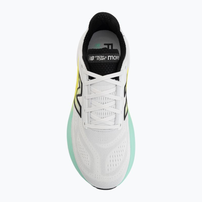 Men's running shoes New Balance Fresh Foam More V6 white/bright mint 5