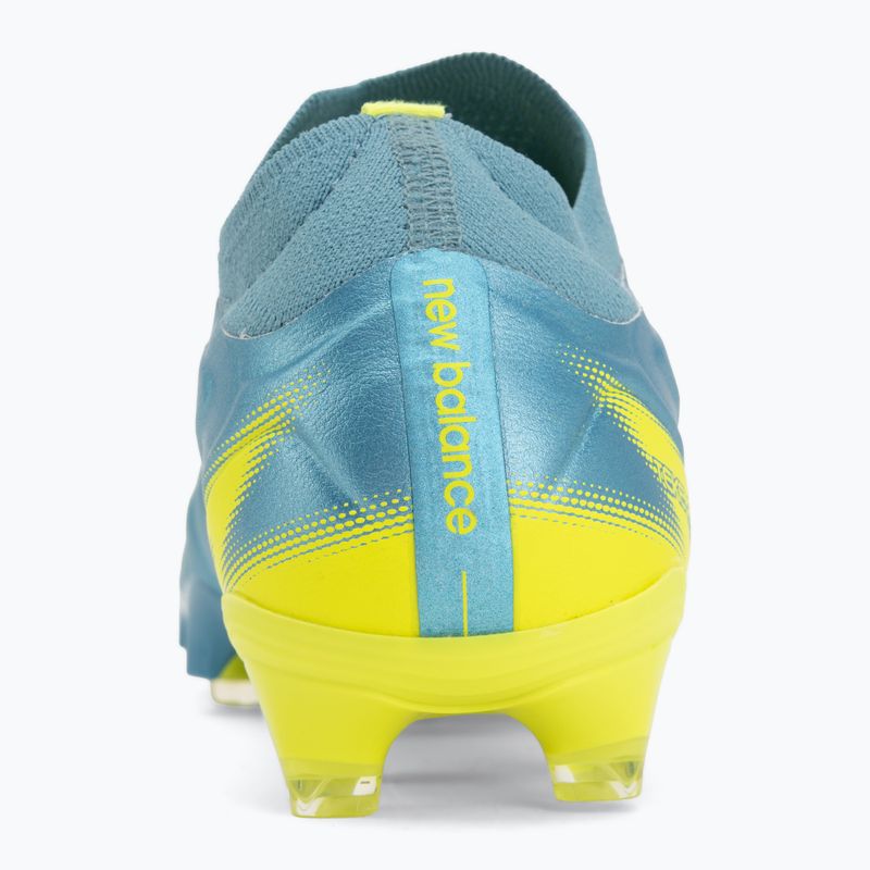 Football boots New Balance Tekela Pro Low V5 FG metallic blue/alkaline green/Team Navy 6