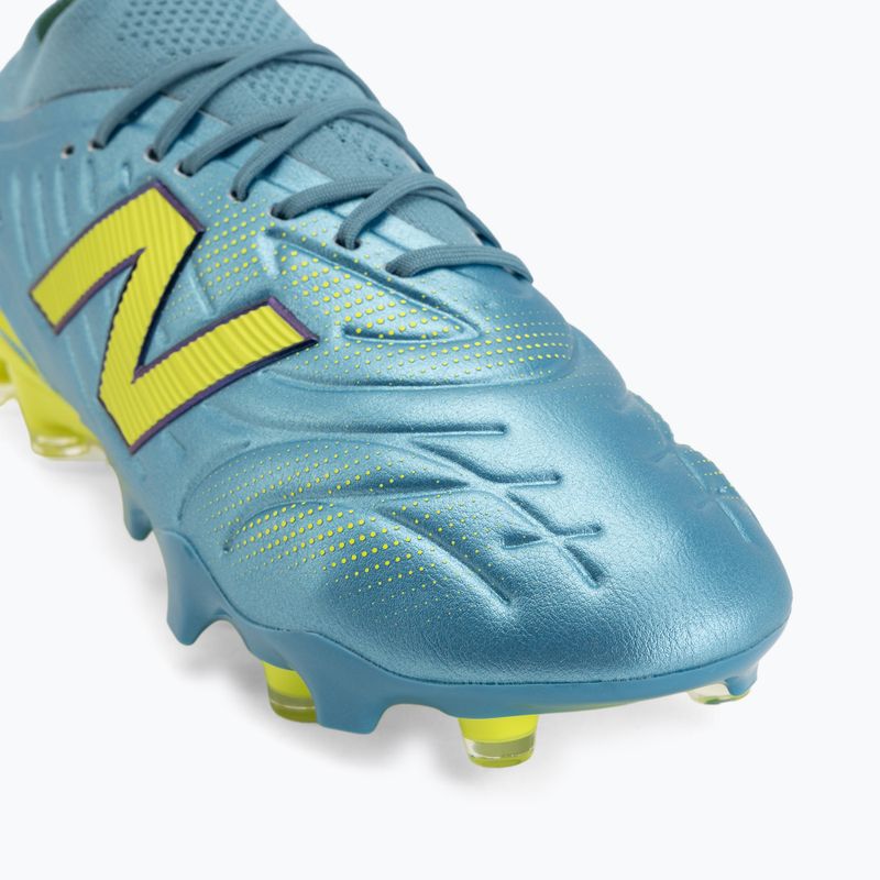 Football boots New Balance Tekela Pro Low V5 FG metallic blue/alkaline green/Team Navy 7